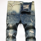 Men's Elastic Small Straight Jeans