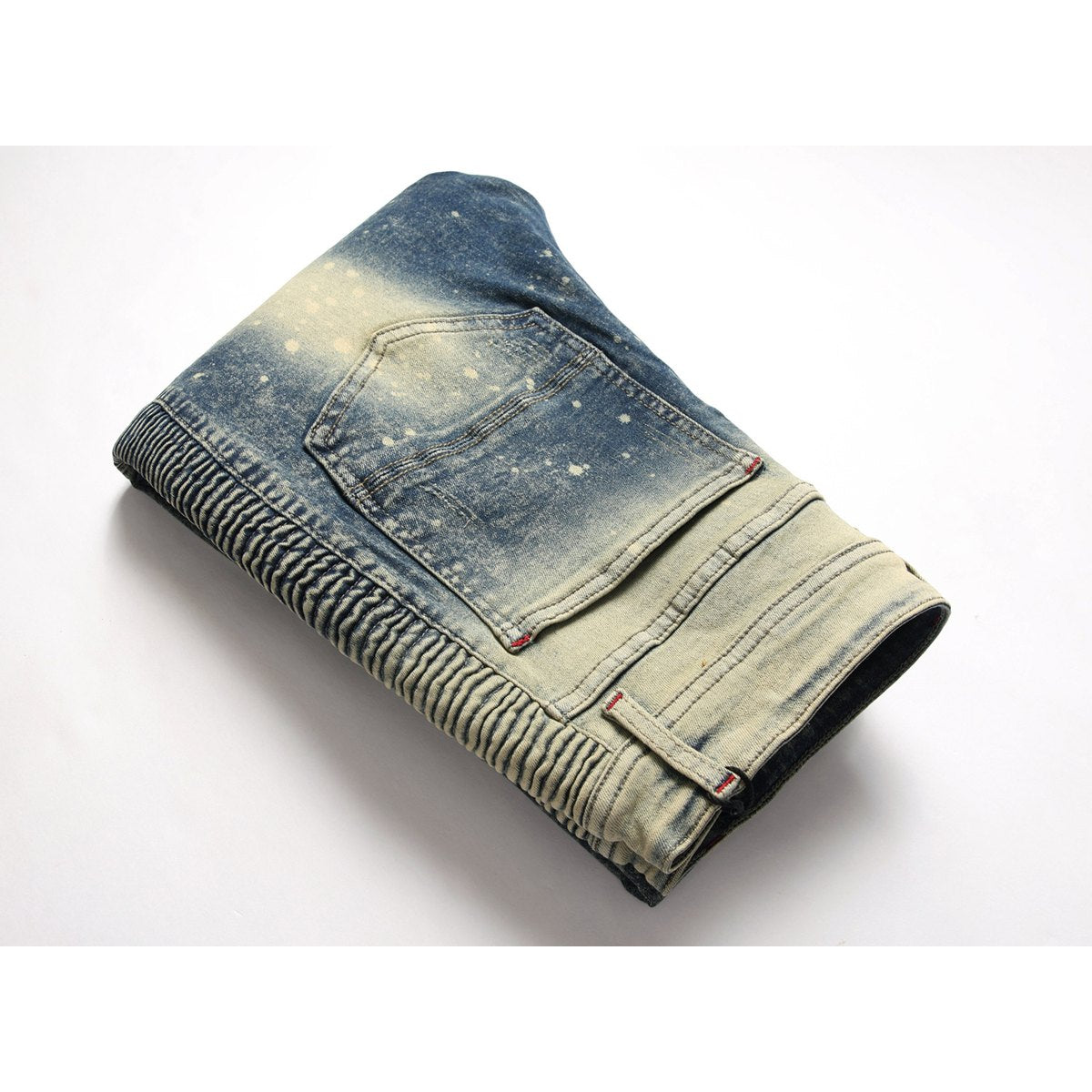 Men's Elastic Small Straight Jeans