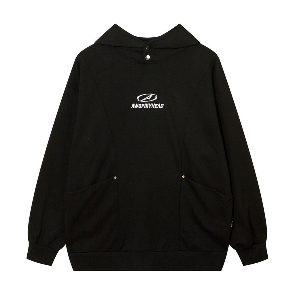 Men's Embroidery Letter Pullover Sweatshirt