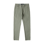 Men's Fine Plaid Stretch Pencil Pants Slim-fit