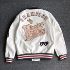 Men's First Layer Leather Bomber Jacket