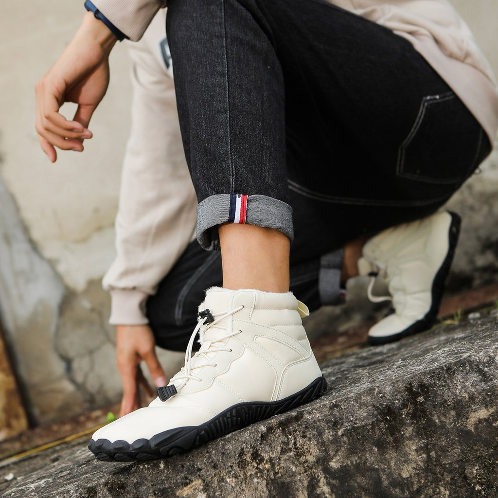 Men's Five Fingers Non-slip Snow Boots Waterproof Velvet