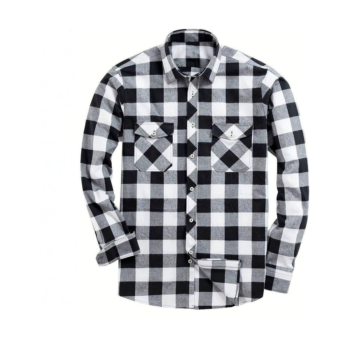 Men's Flannel Plaid Shirt All Seasons