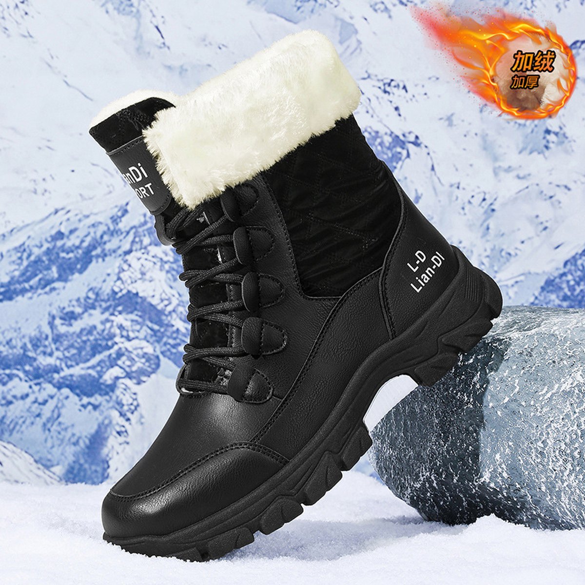 Men's Fleece-lined British- Boots