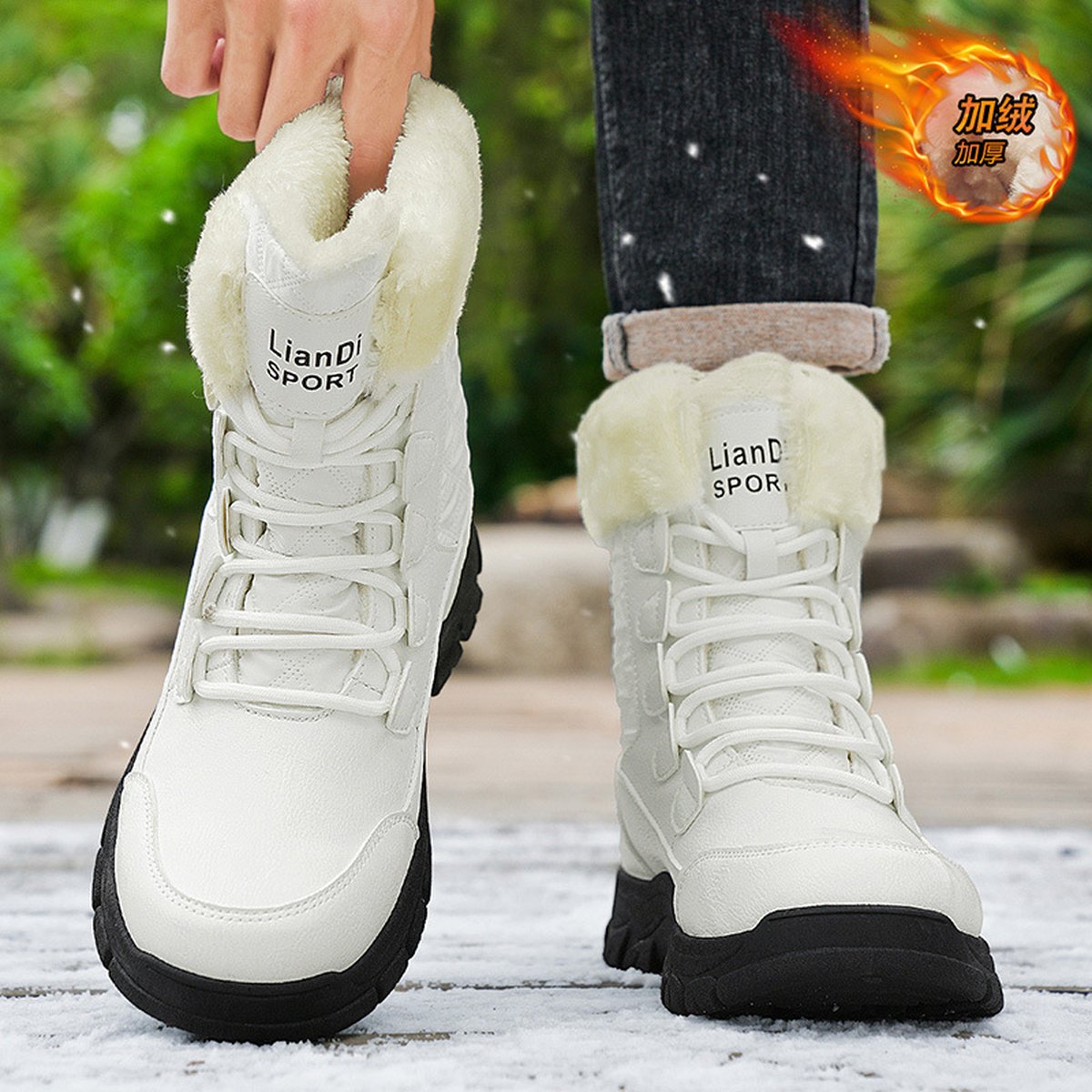 Men's Fleece-lined British- Boots