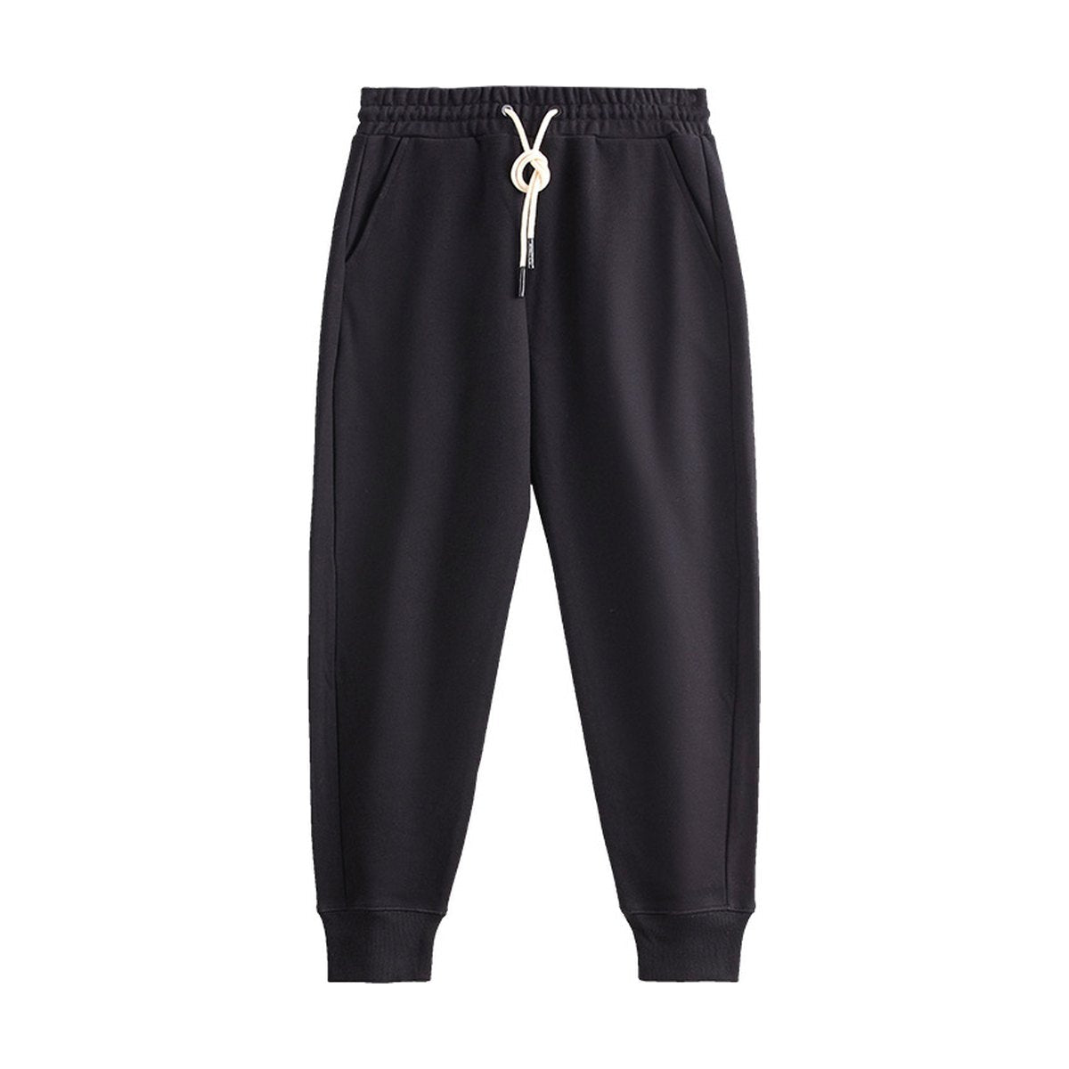 Men's Fleece-lined Thick Drawstring Sweatpants