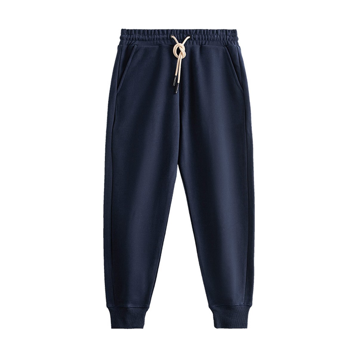 Men's Fleece-lined Thick Drawstring Sweatpants