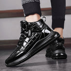 Men's Fleece-lined Warm Middle High Top Sneakers