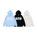 Men's Floral Patch Embroidered Hoodie