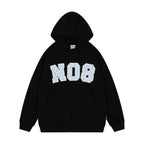 Men's Floral Patch Embroidered Hoodie
