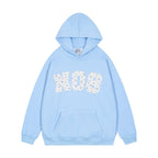 Men's Floral Patch Embroidered Hoodie