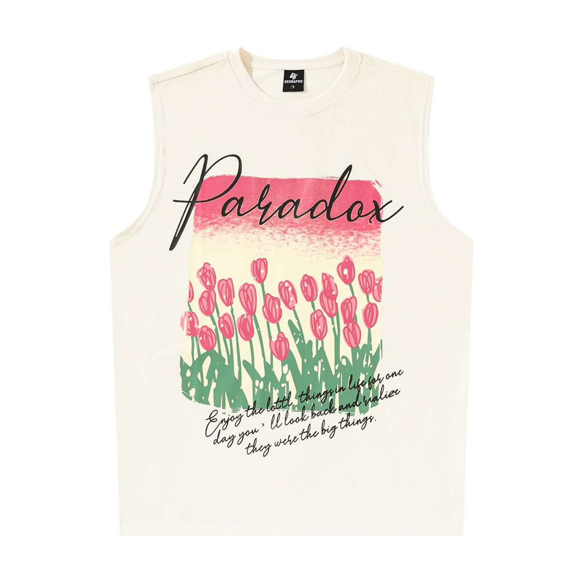 Men's Flower Abstract Printing Casual Vest