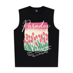 Men's Flower Abstract Printing Casual Vest