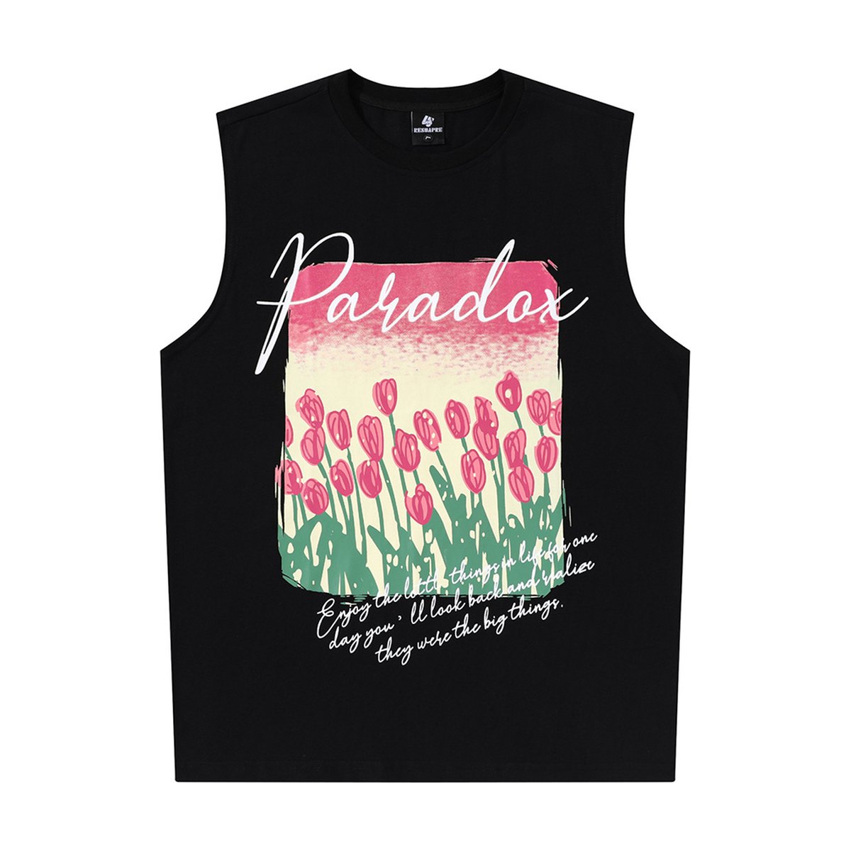 Men's Flower Abstract Printing Casual Vest