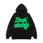 Men's Foam Letter Printed Hoodie