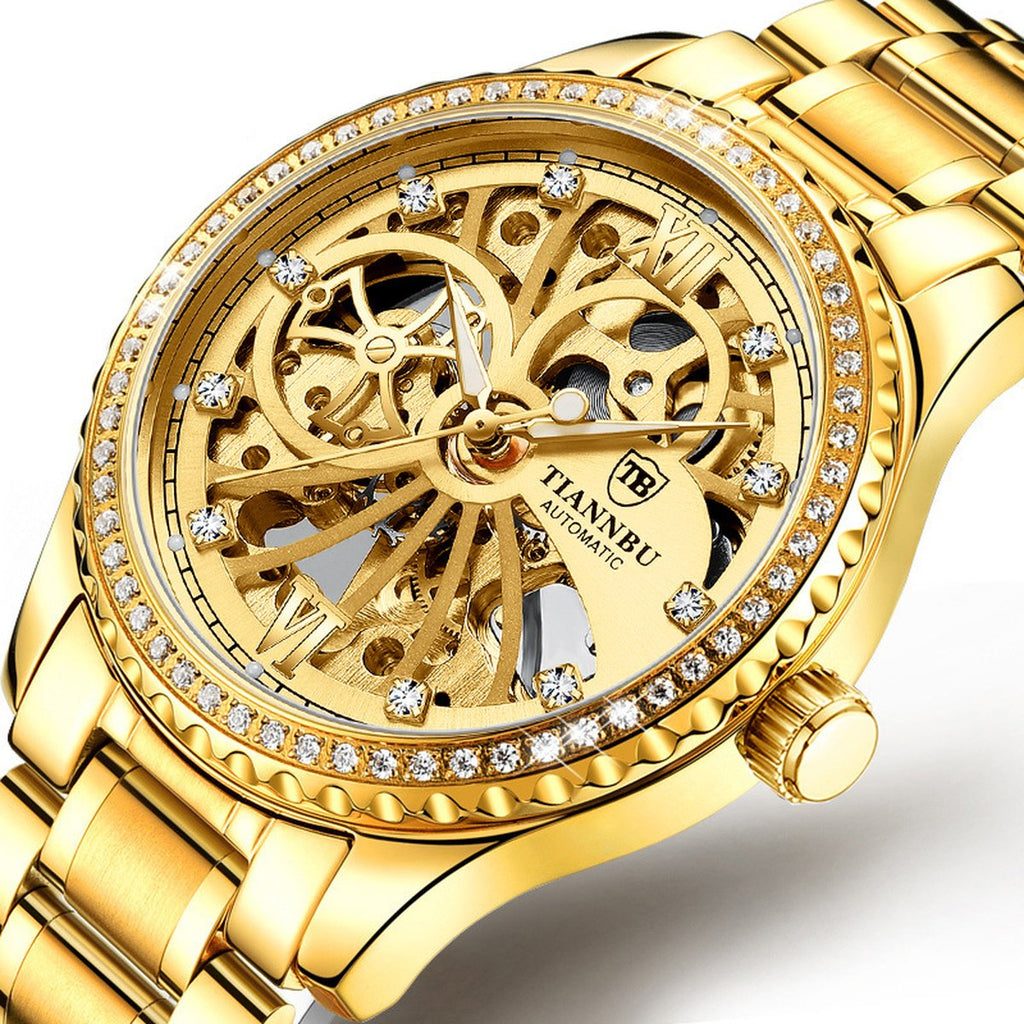 Men's Gold Automatic Watch