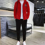 Men's Gold Velvet Sports Suit