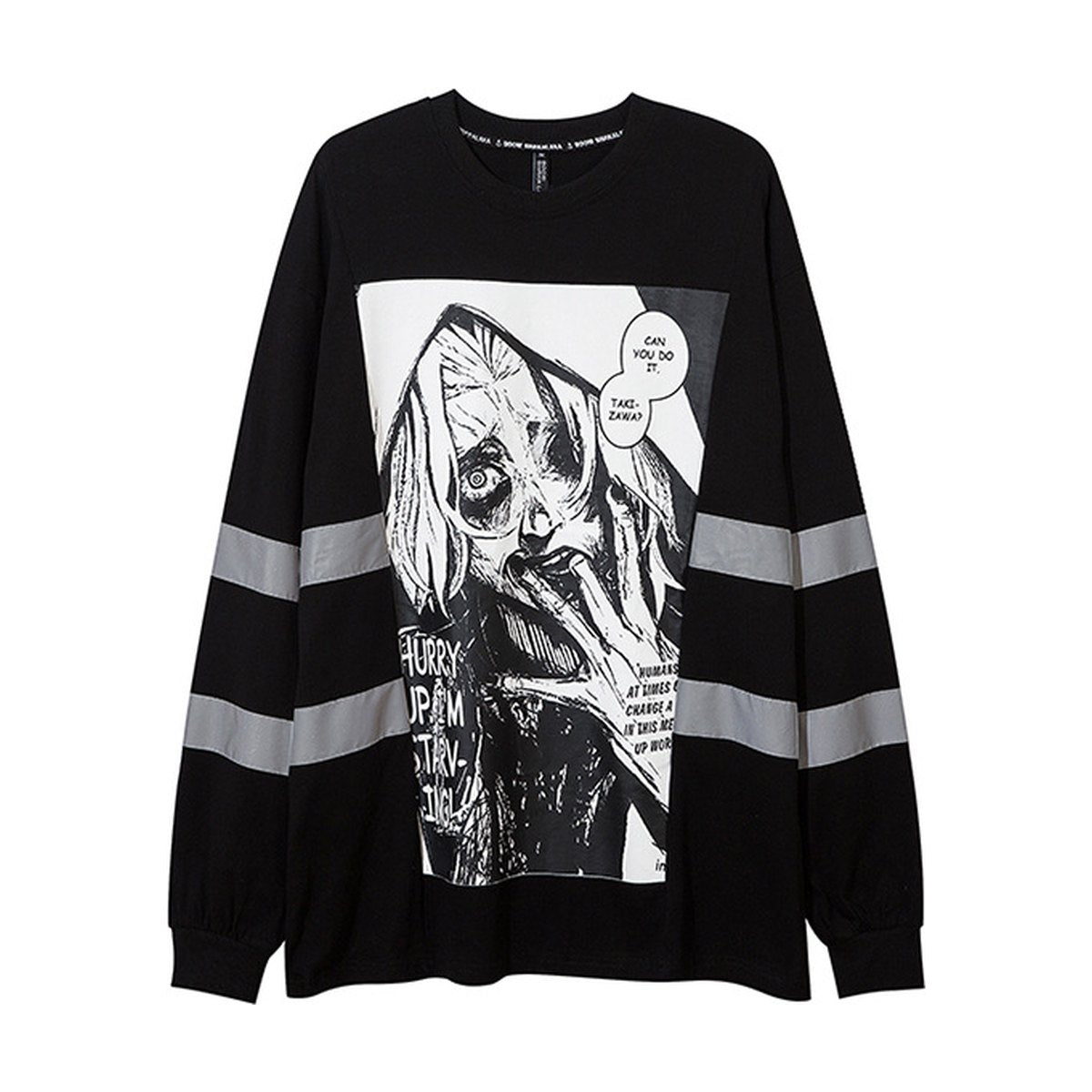 Men's Gothic Long Sleeve Printed T-shirt