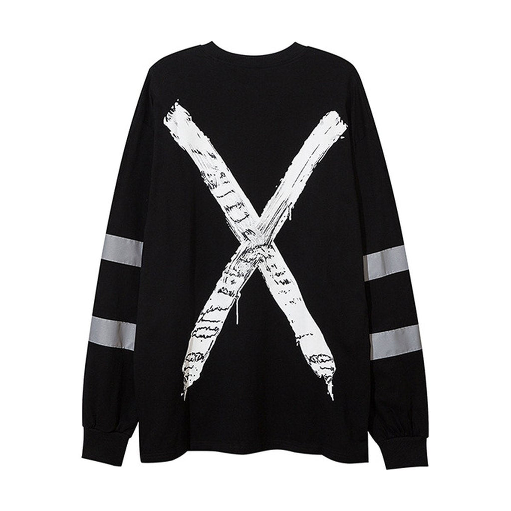 Men's Gothic Long Sleeve Printed T-shirt