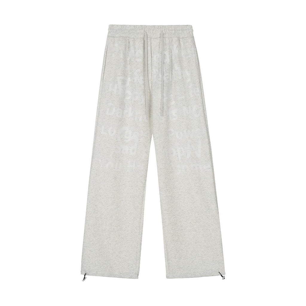 Men's Graffiti Letter Casual Pants