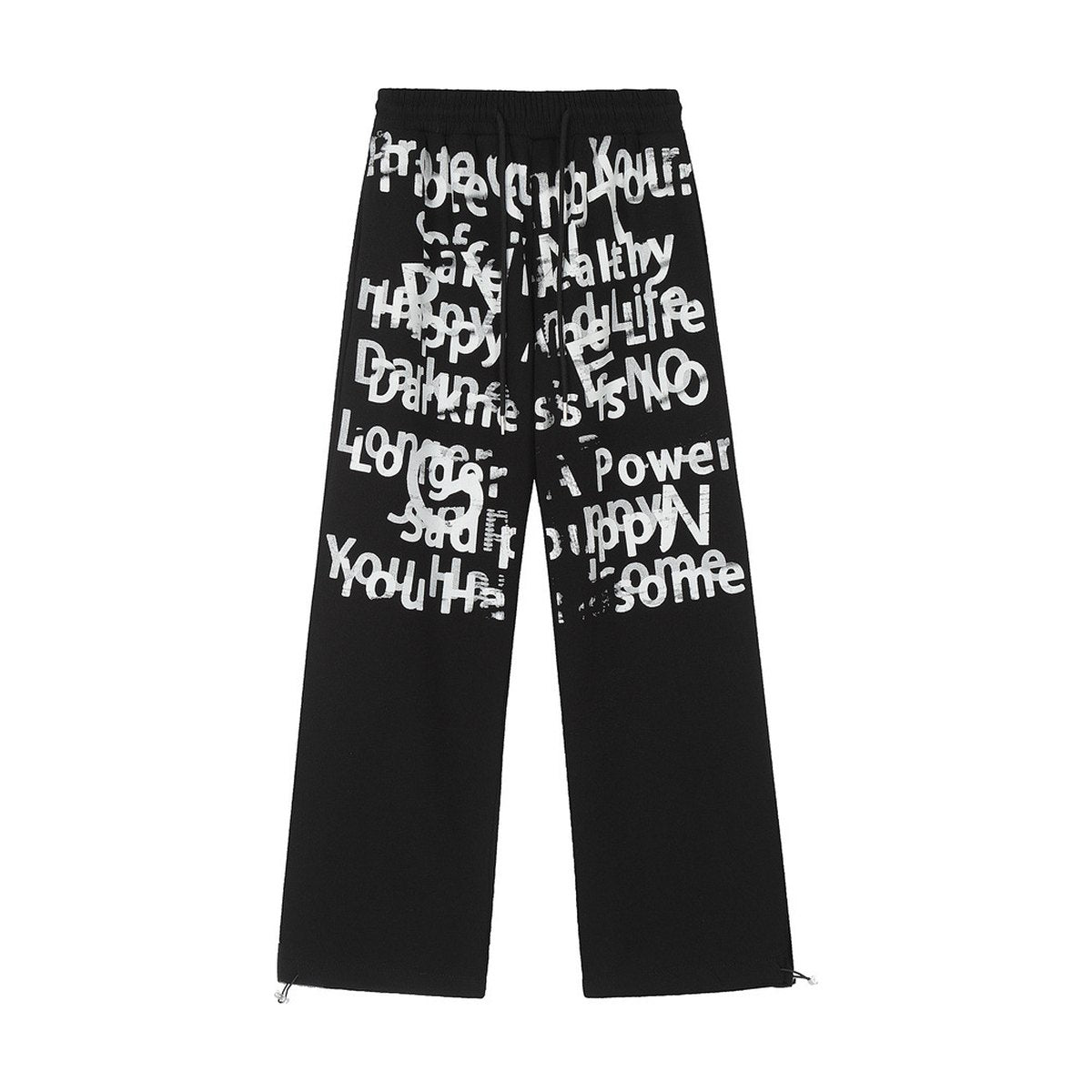 Men's Graffiti Letter Casual Pants