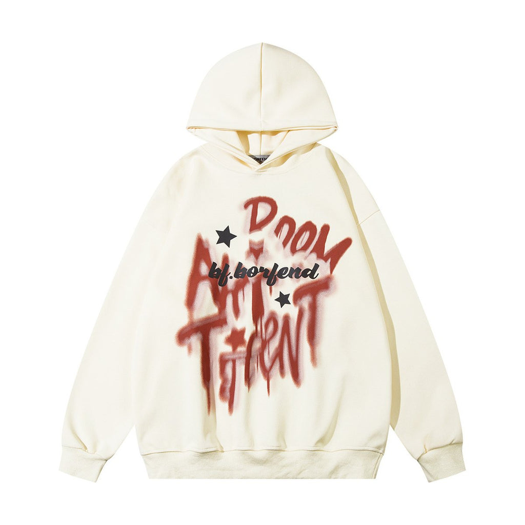 Men's Graffiti Print Hoodie
