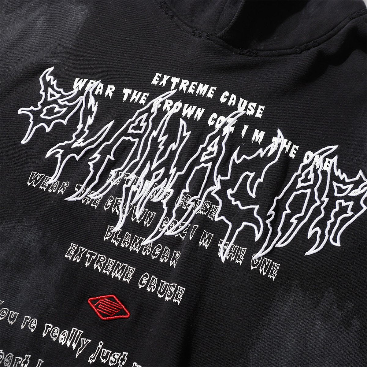 Men's Graffiti Printed Hoodie