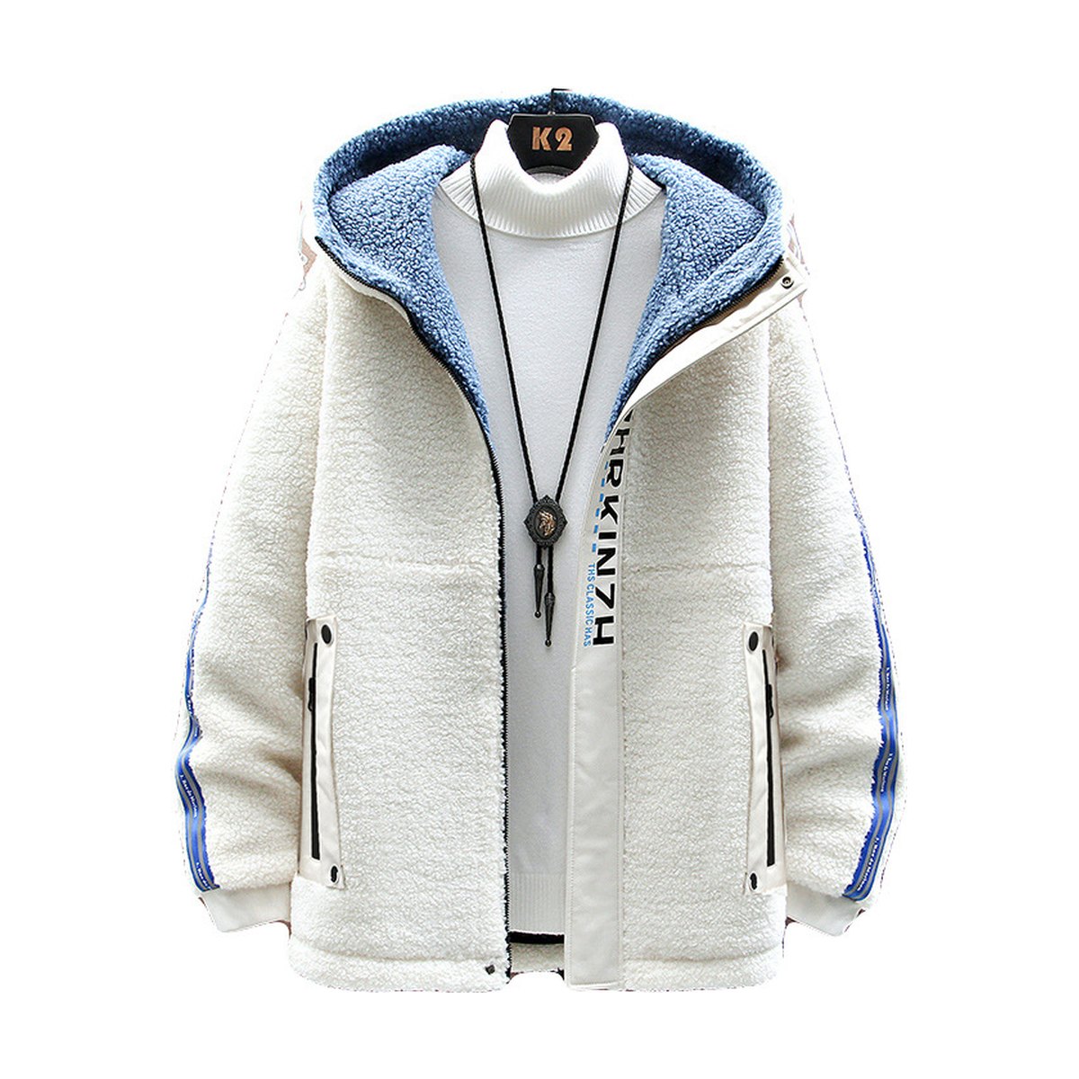 Men's Grain Fleece Hooded Jacket