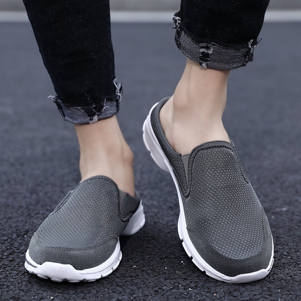 Men's Half Drag Casual Shoes Ultra Light Sports