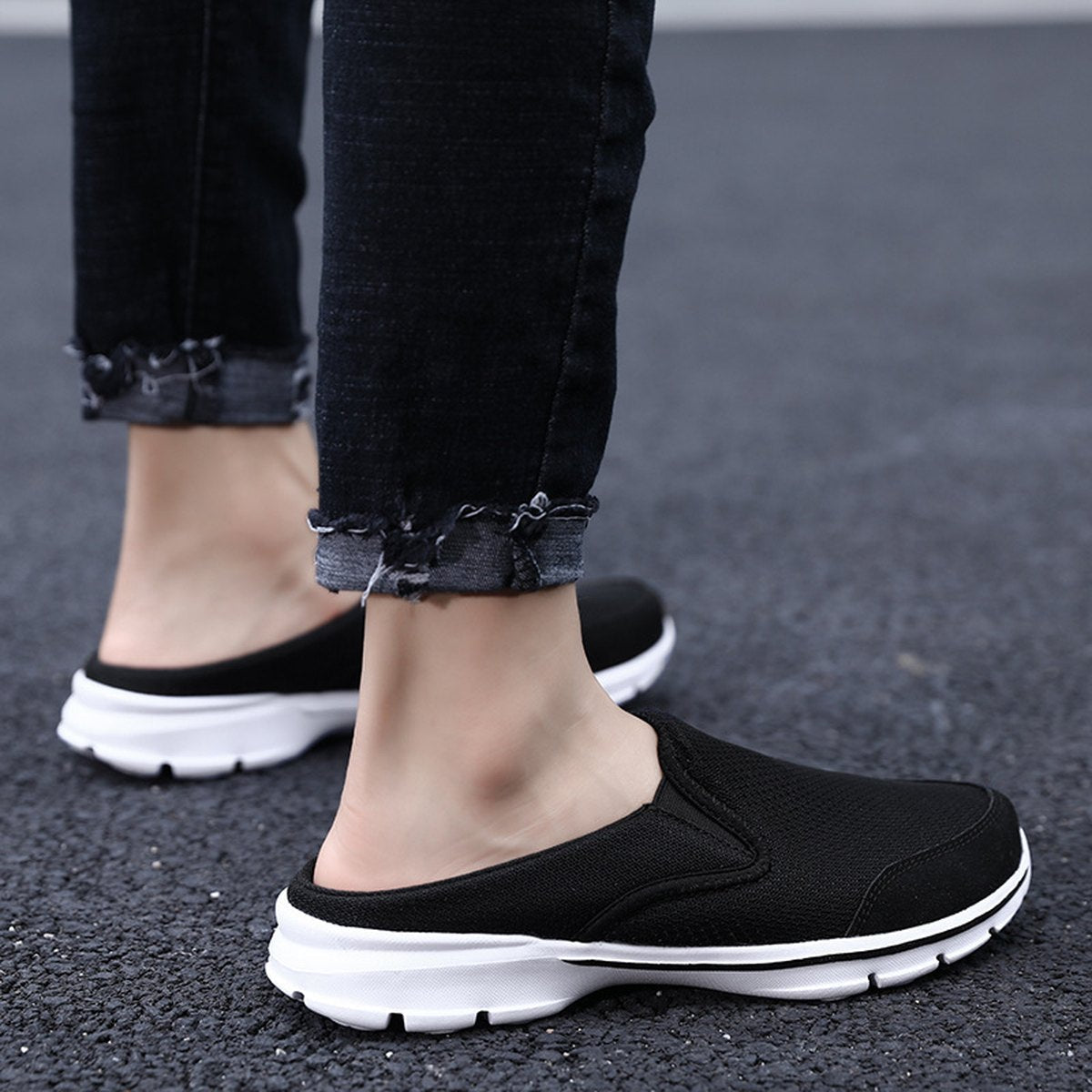 Men's Half Drag Casual Shoes Ultra Light Sports