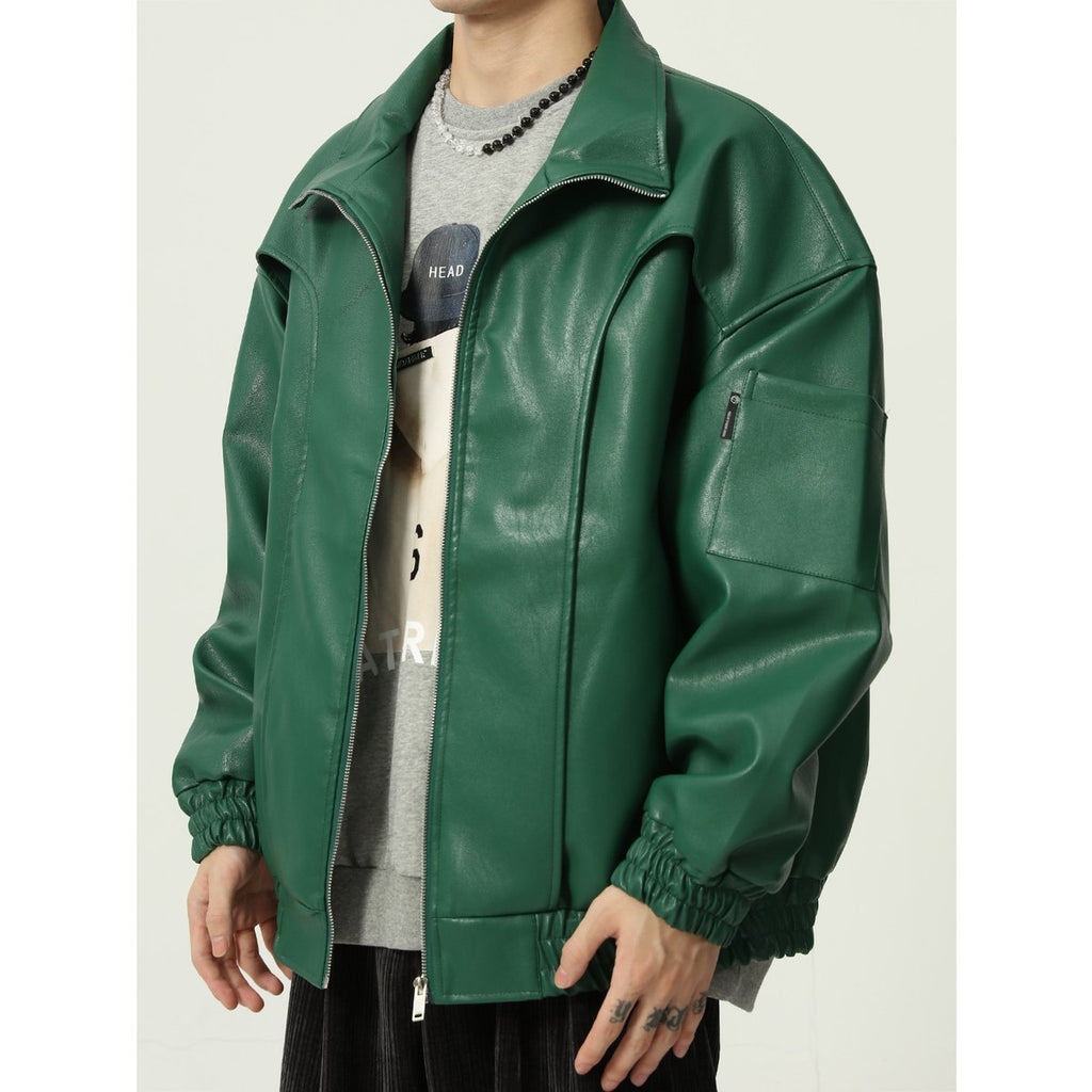 Men's Handsome Leather Jacket