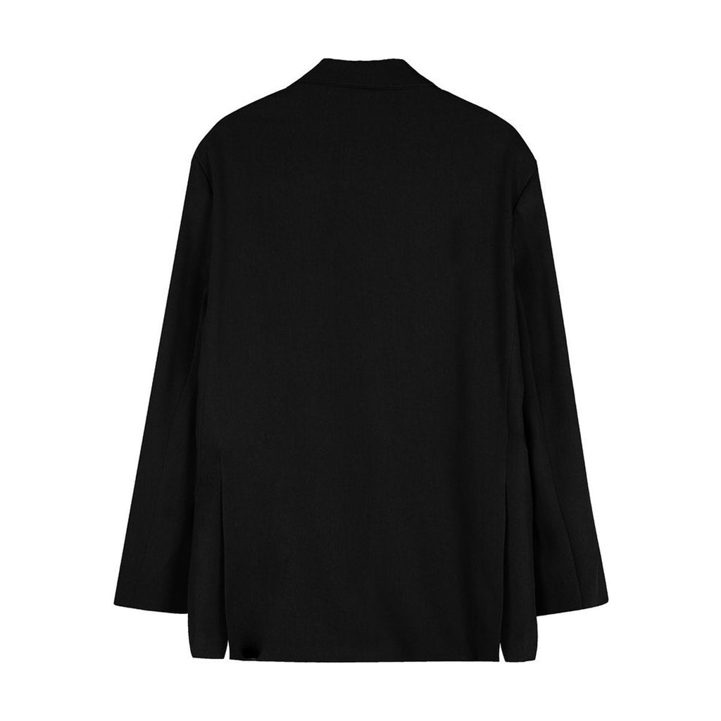 Men's Hanging Buckle Decorative Casual Suit