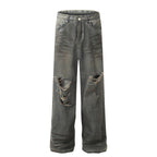 Men's Heavy Industry Ripped Beggar Jeans