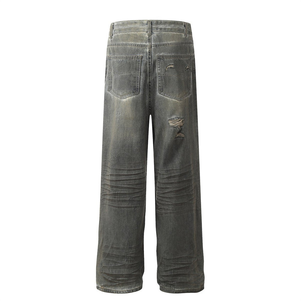 Men's Heavy Industry Ripped Beggar Jeans