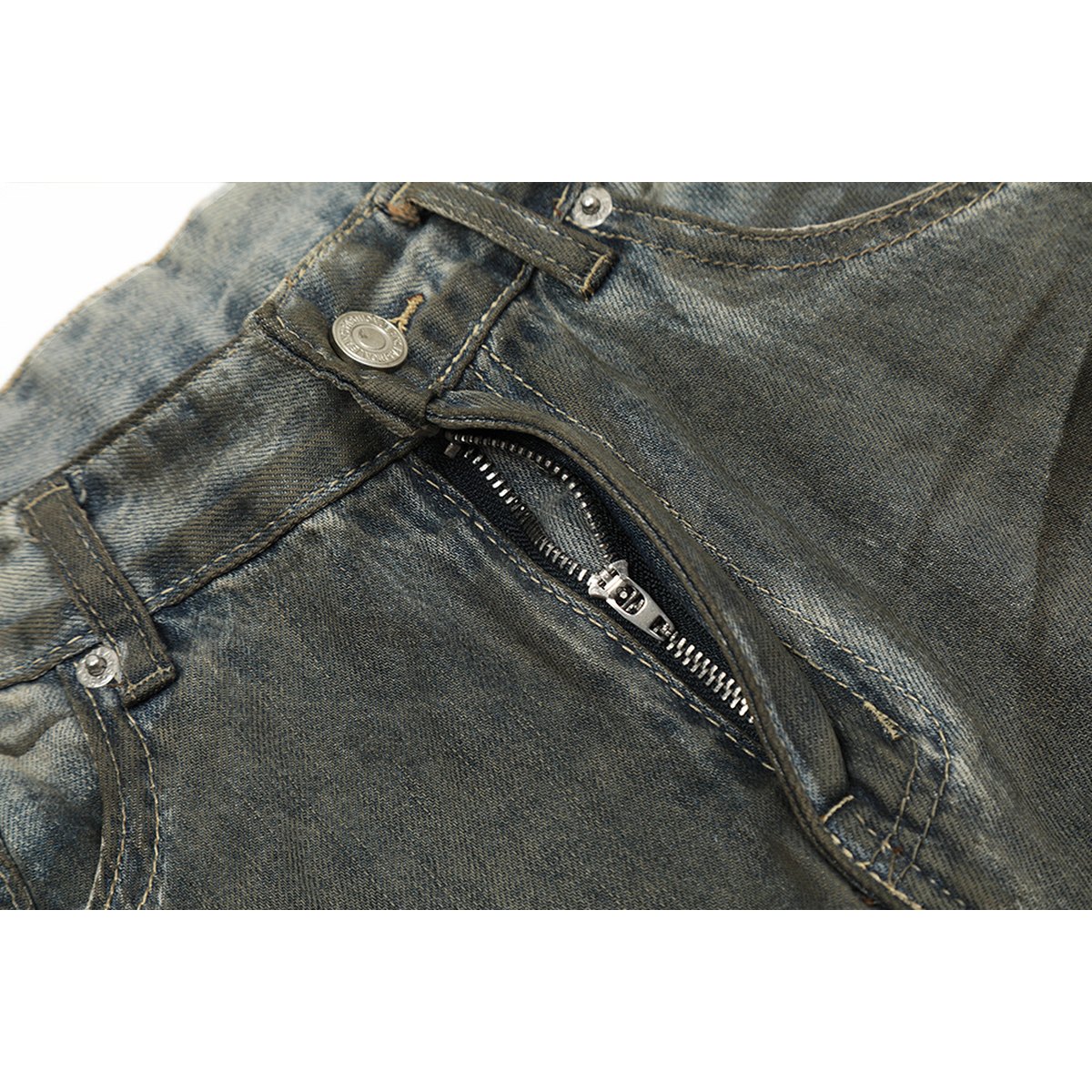 Men's Heavy Industry Ripped Beggar Jeans