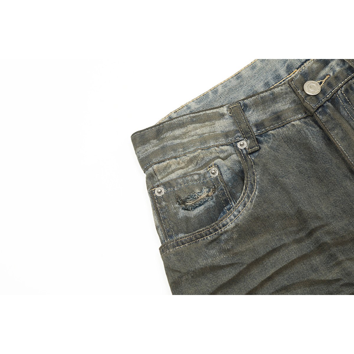 Men's Heavy Industry Ripped Beggar Jeans