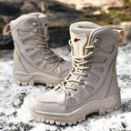 Men's Hi-top Hiking Shoes Breathable Sneaker Platform