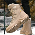 Men's Hi-top Hiking Shoes Breathable Sneaker Platform