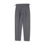 Men's High-waisted Trousers Striped Casual