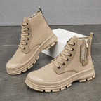 Men's Hiking Boots Side Zipper High-top Thicker Work