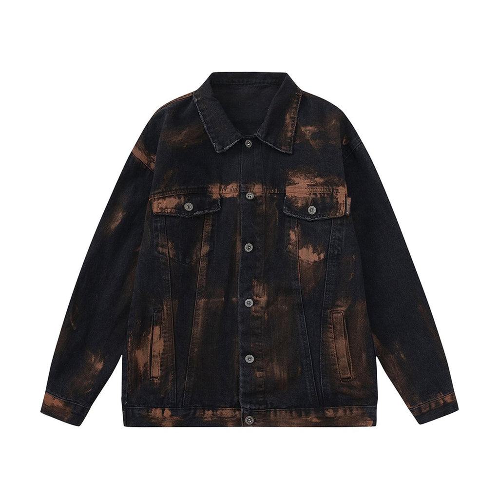 Men's Holes Denim Clothes Jacket