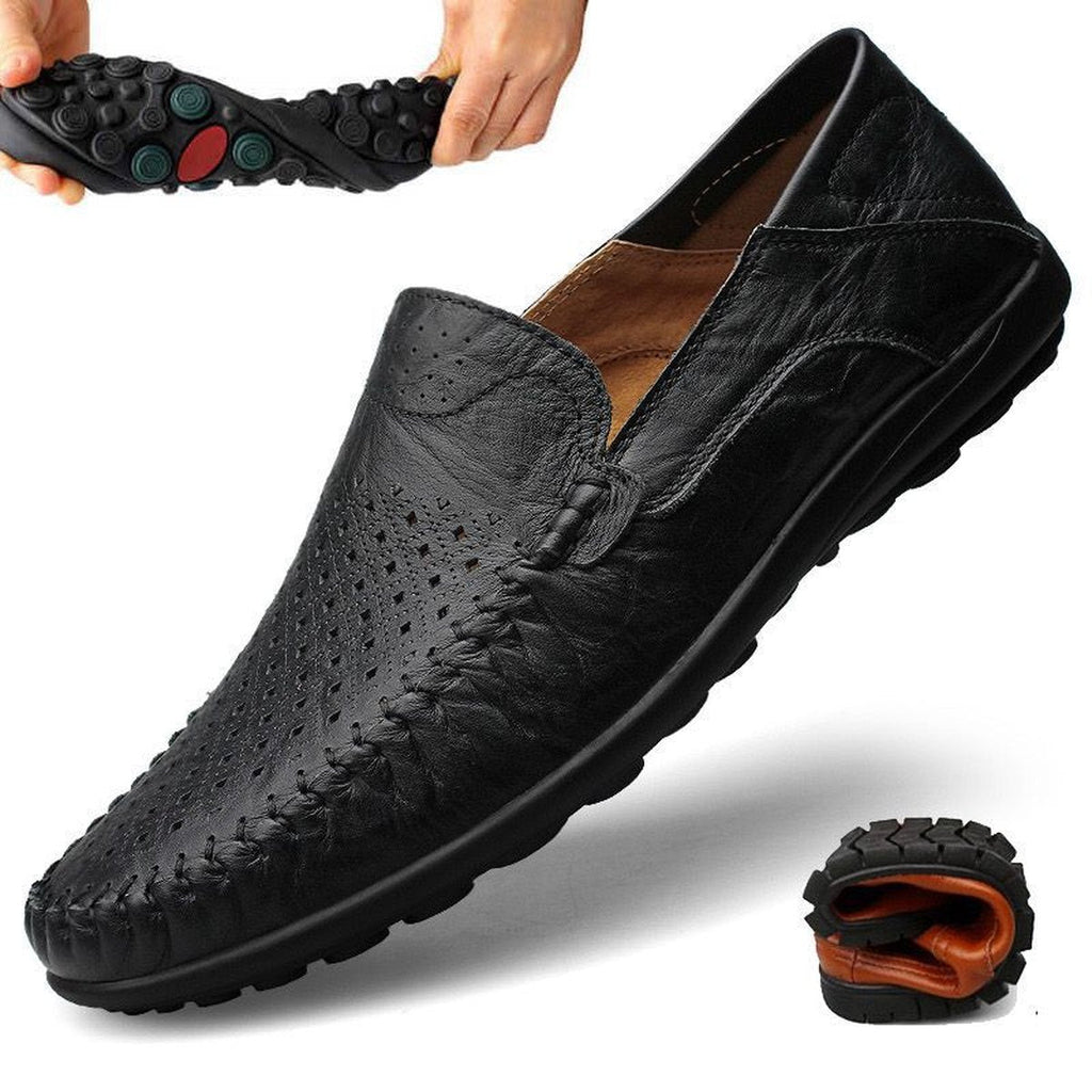 Men's Hollowd-out Slip-on Business Shoes