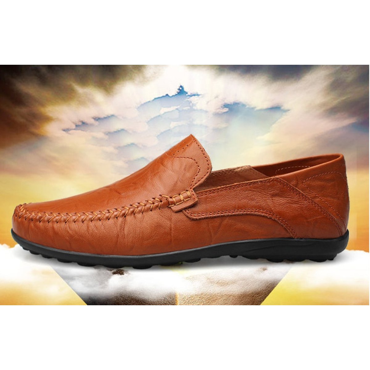 Men's Hollowd-out Slip-on Business Shoes