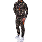 Men's Hooded Camo Tracksuit