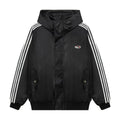 Men's Hooded Leather Coat Jacket