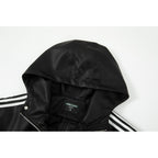 Men's Hooded Leather Coat Jacket
