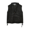 Men's Hooded Pullover Denim Vest