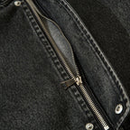 Men's Hooded Pullover Denim Vest