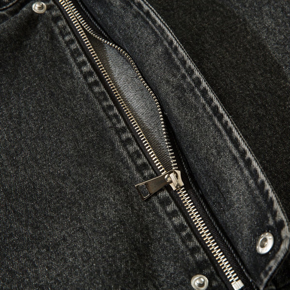 Men's Hooded Pullover Denim Vest