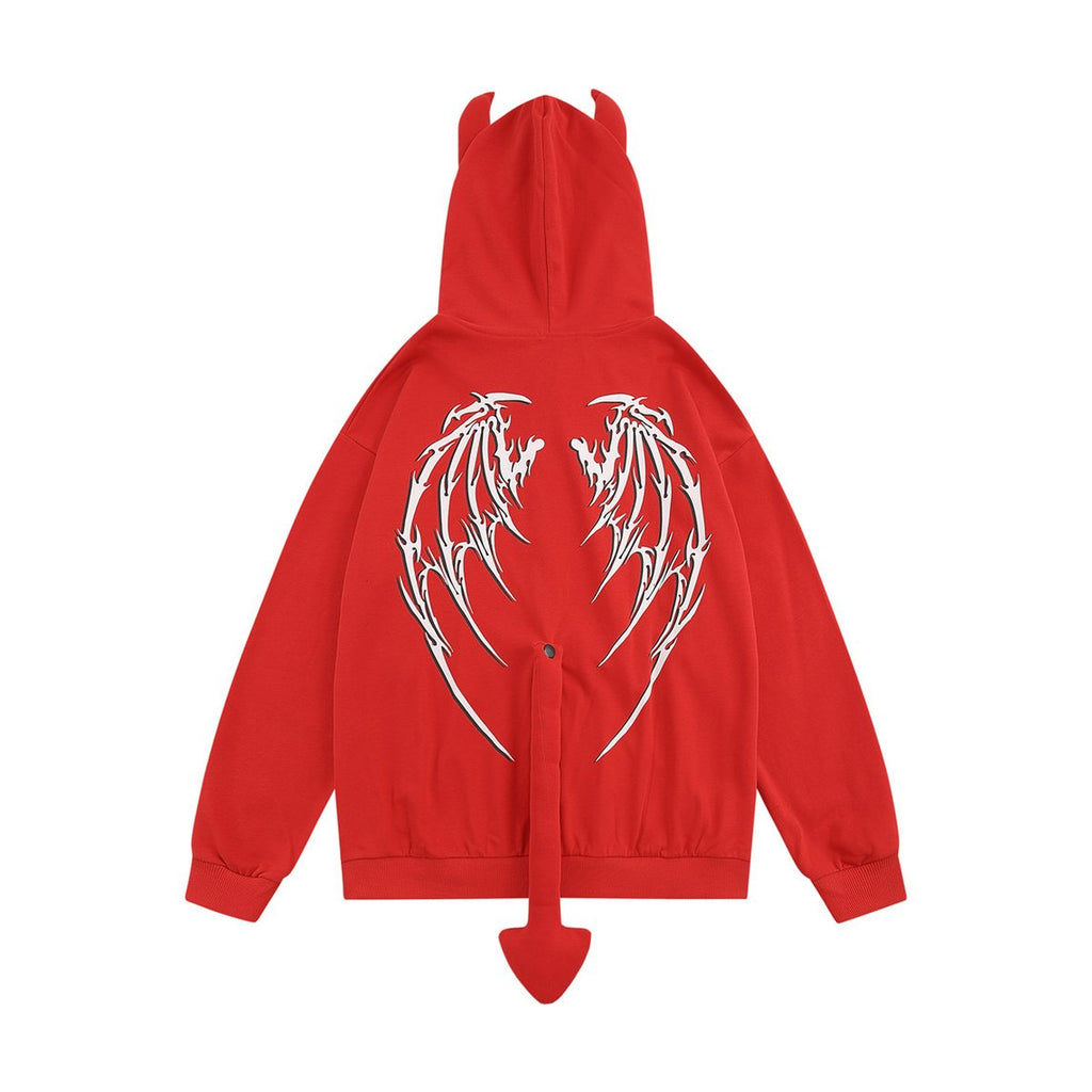 Men's Horn Hoodie Coat